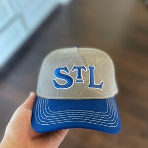 STL Blue and Tan Cap